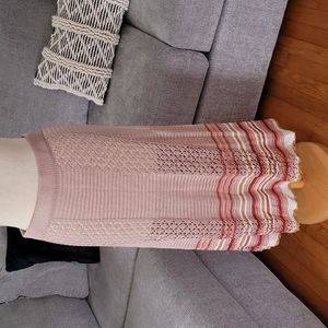 FREE PEOPLE CROCHET SKIRT